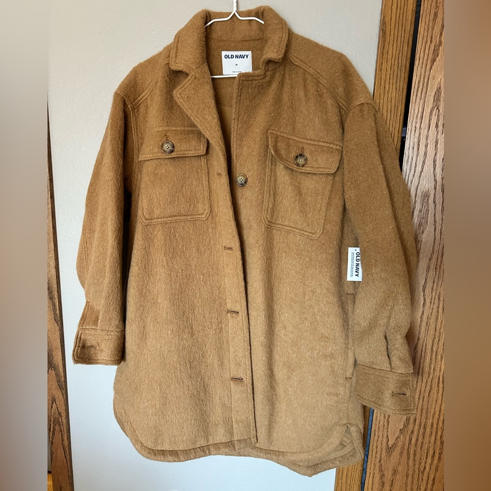 Soft brushed Long Utility Shacket